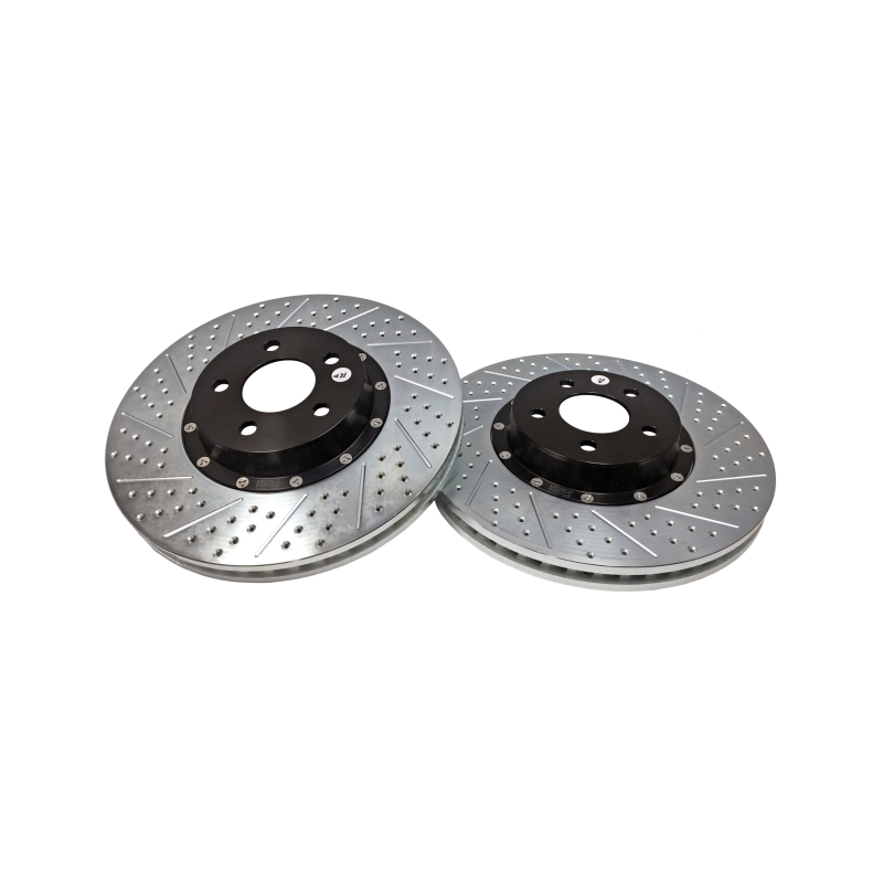 Ford Mustang Brake Rotors (2) - Front - Baer Brakes - EradiSpeed+ Front SDZ 2-Piece - Black - `15-`23